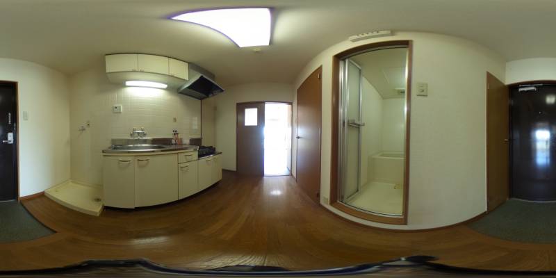 パノラマ画像キッチン