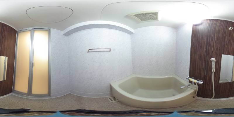 パノラマ画像バスルーム