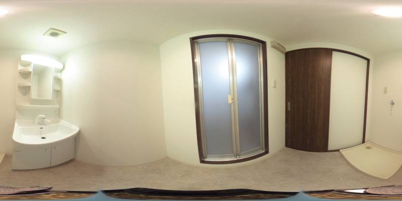 パノラマ画像洗面所