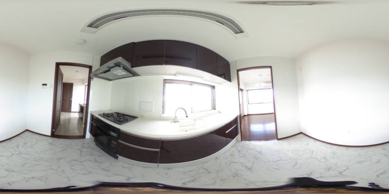 パノラマ画像キッチン