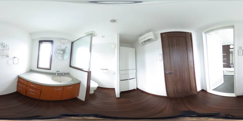 パノラマ画像洗面所