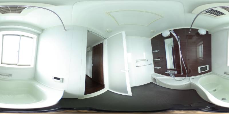 パノラマ画像バスルーム