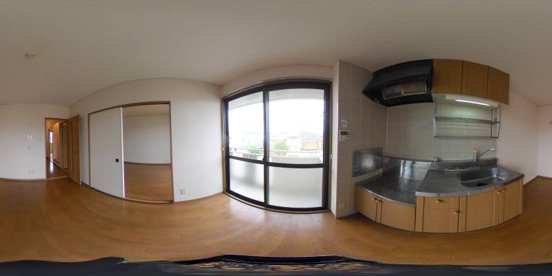 パノラマ画像キッチン