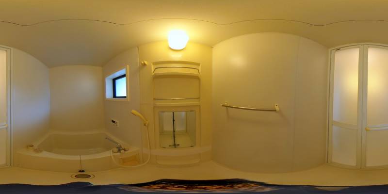 パノラマ画像バスルーム