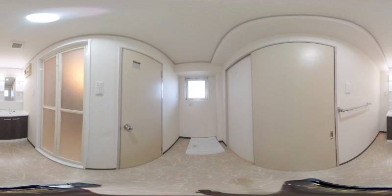 パノラマ画像洗面所