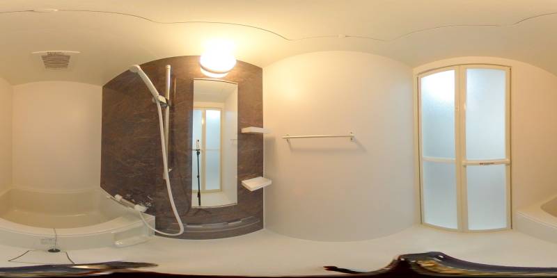 パノラマ画像バスルーム