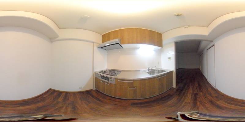 パノラマ画像キッチン