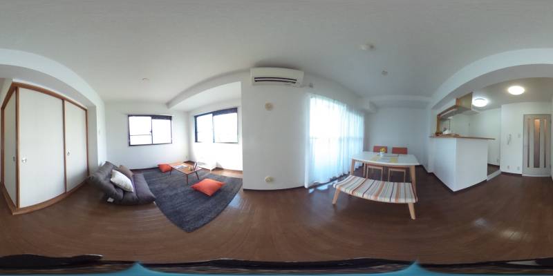 パノラマ画像リビング