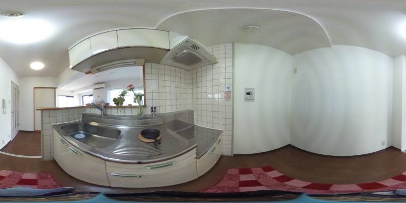 パノラマ画像キッチン