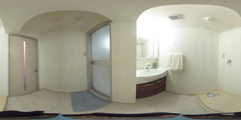 パノラマ画像洗面所