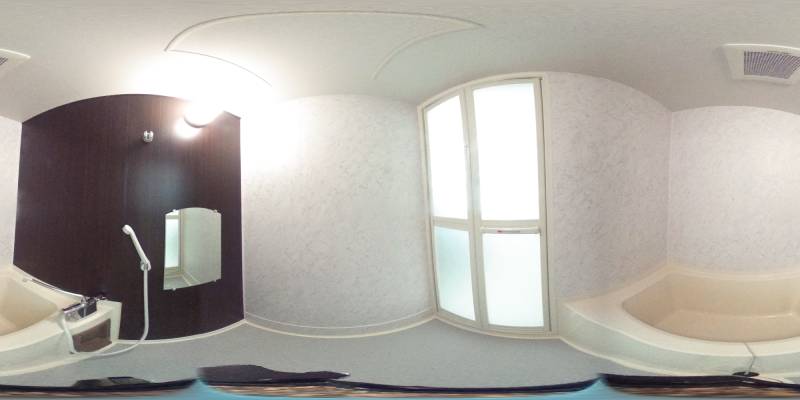 パノラマ画像バスルーム