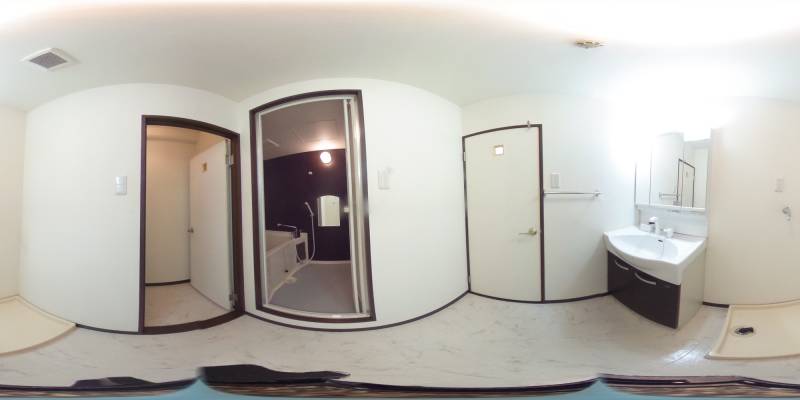 パノラマ画像洗面所