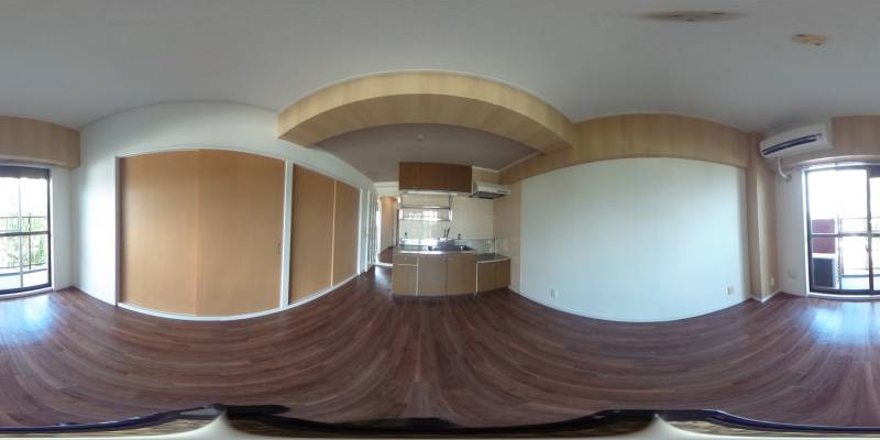 パノラマ画像リビング