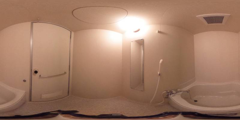 パノラマ画像バスルーム