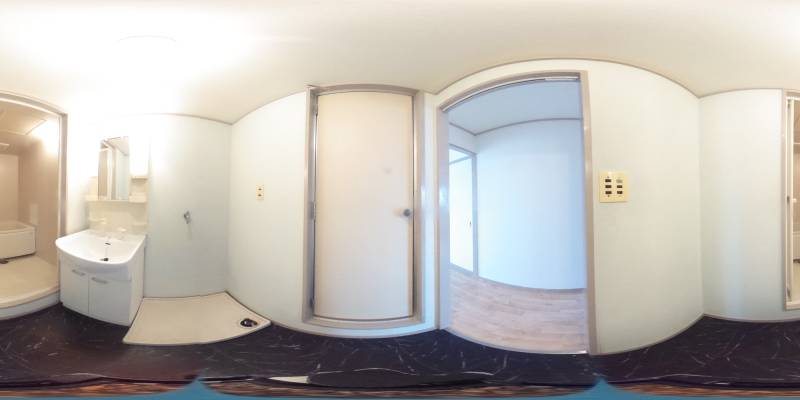 パノラマ画像洗面所