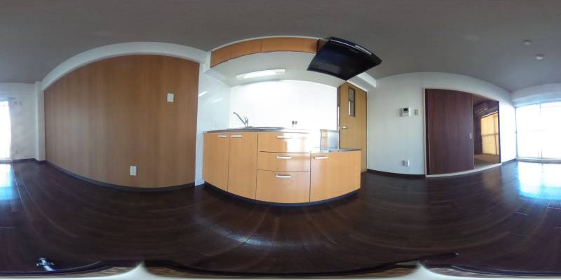 パノラマ画像キッチン