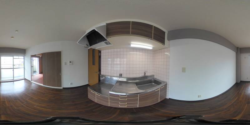 パノラマ画像キッチン