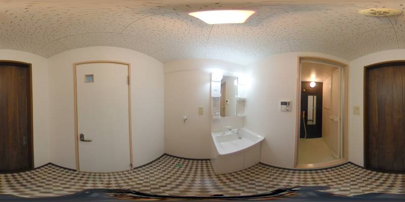 パノラマ画像洗面所