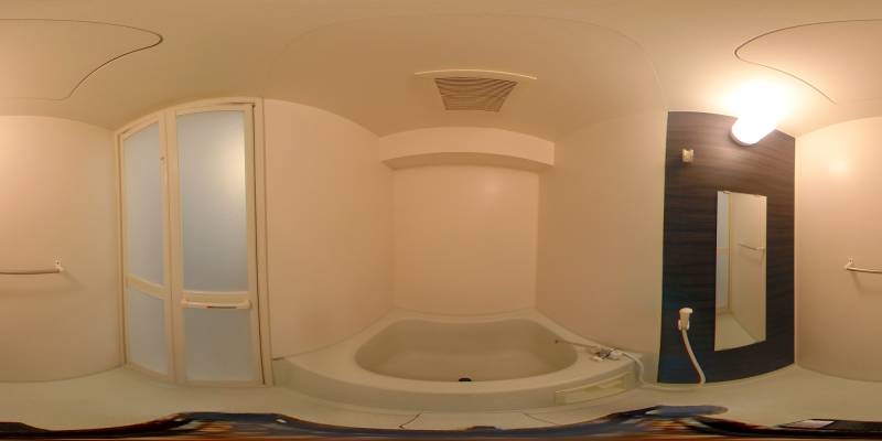 パノラマ画像バスルーム