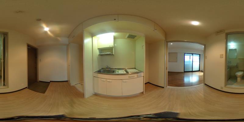 パノラマ画像キッチン