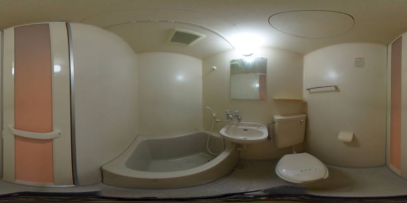 パノラマ画像バスルーム