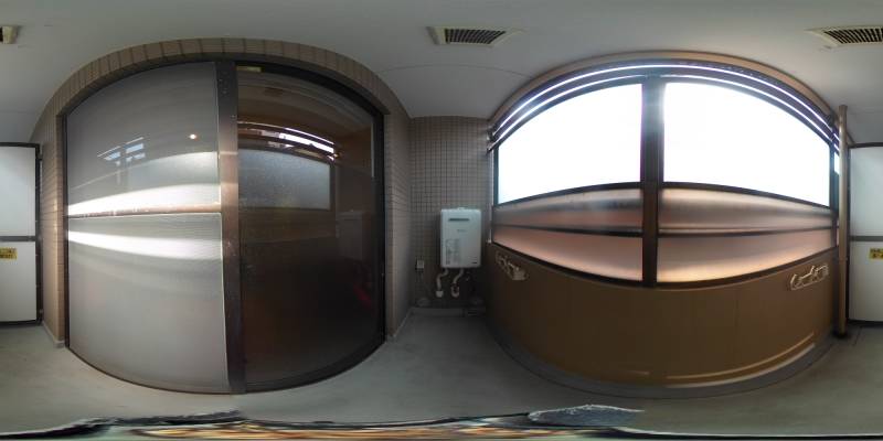 パノラマ画像バルコニー