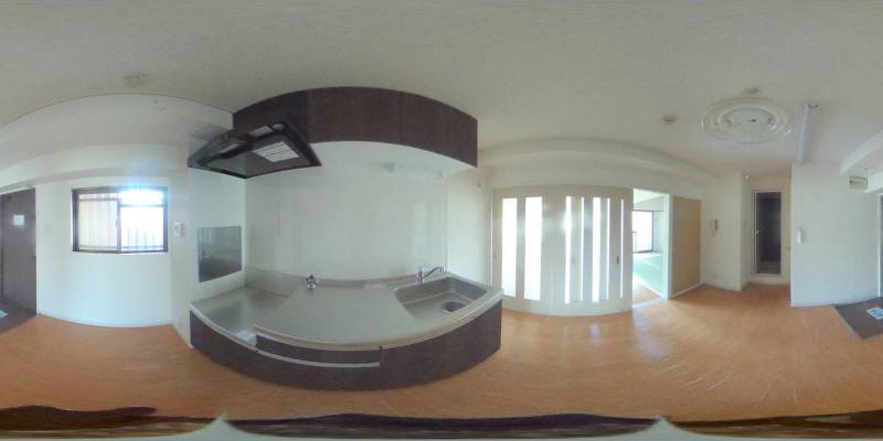 パノラマ画像キッチン