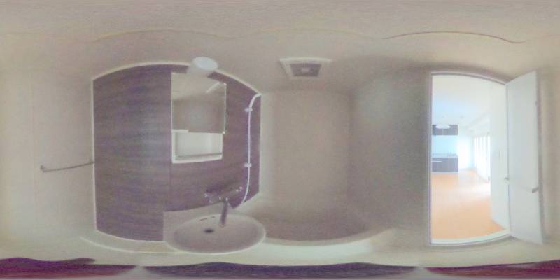 パノラマ画像バスルーム