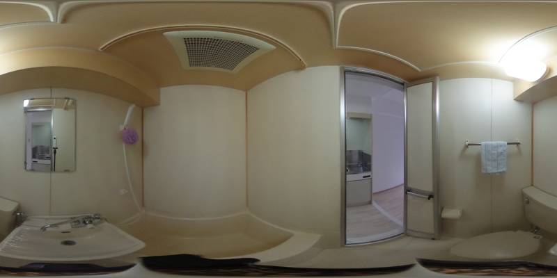 パノラマ画像バスルーム