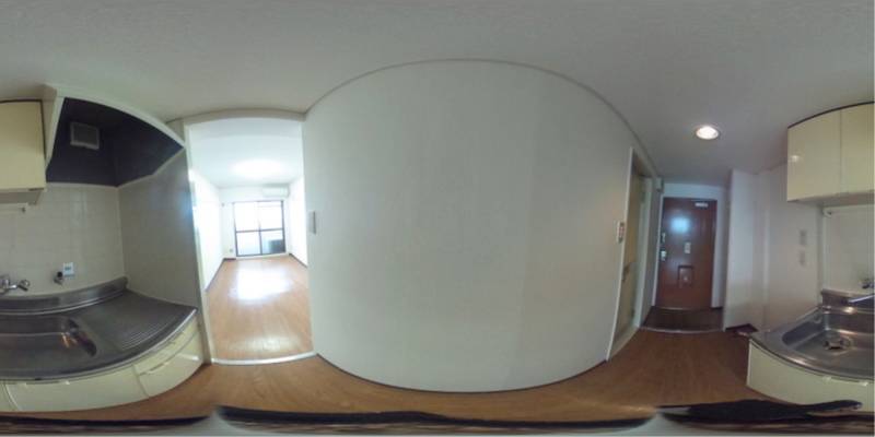 パノラマ画像キッチン