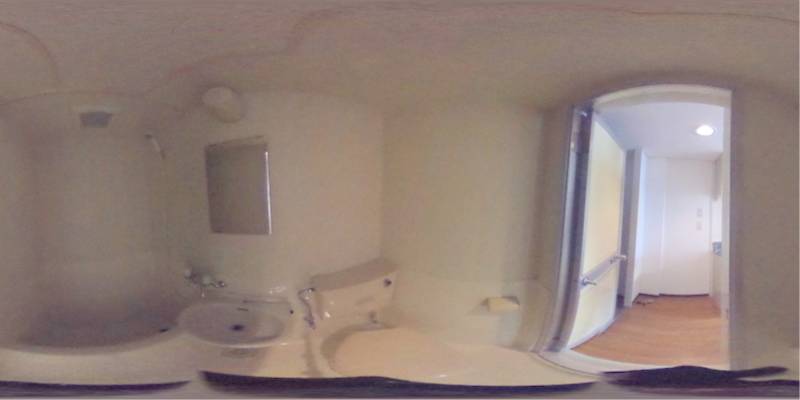 パノラマ画像バスルーム