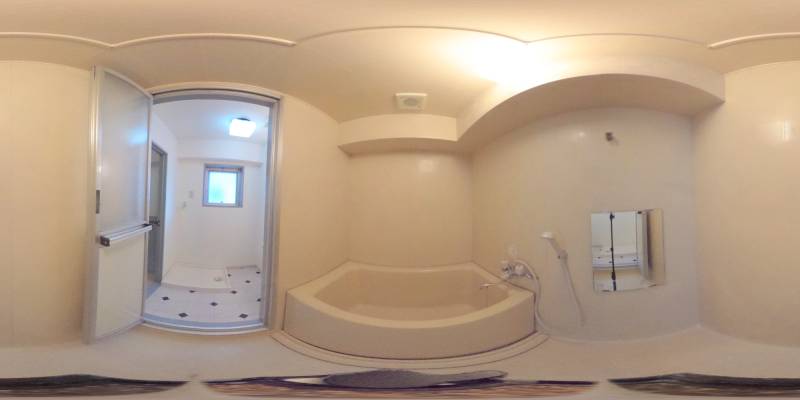 パノラマ画像バスルーム