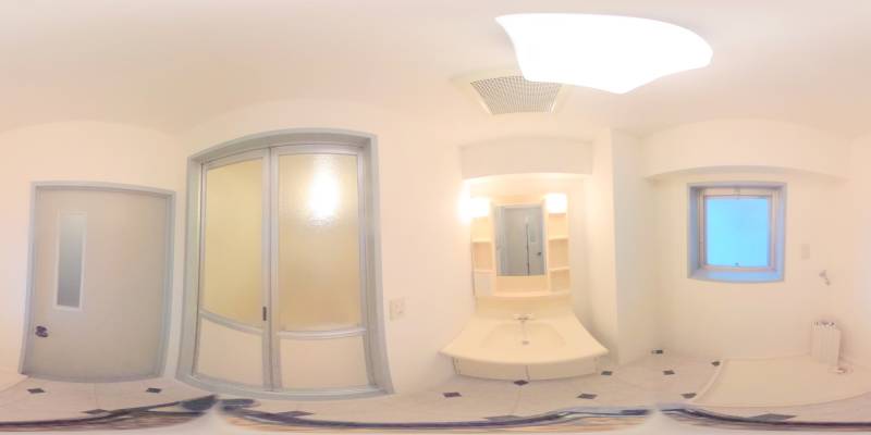 パノラマ画像洗面所