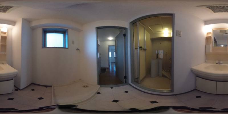 パノラマ画像洗面所