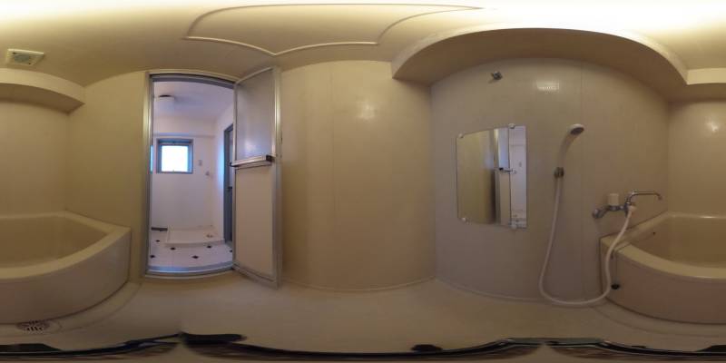 パノラマ画像バスルーム