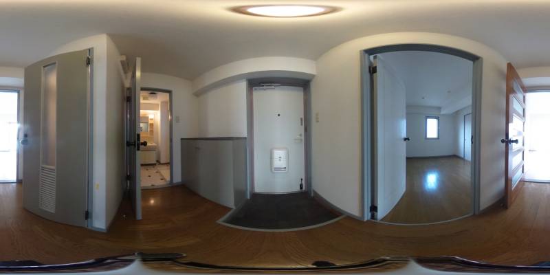 パノラマ画像玄関