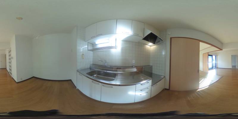 パノラマ画像キッチン