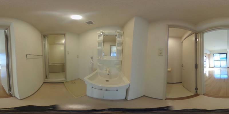 パノラマ画像洗面所