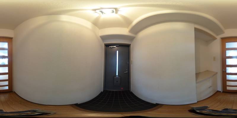 パノラマ画像玄関