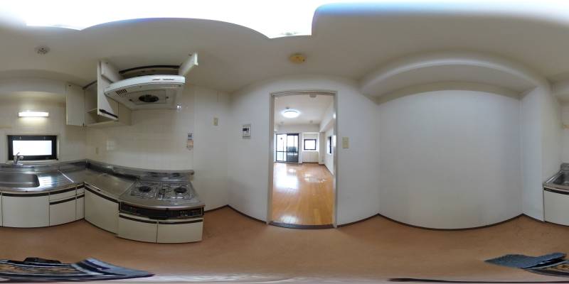 パノラマ画像キッチン