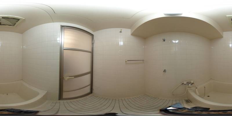 パノラマ画像バスルーム