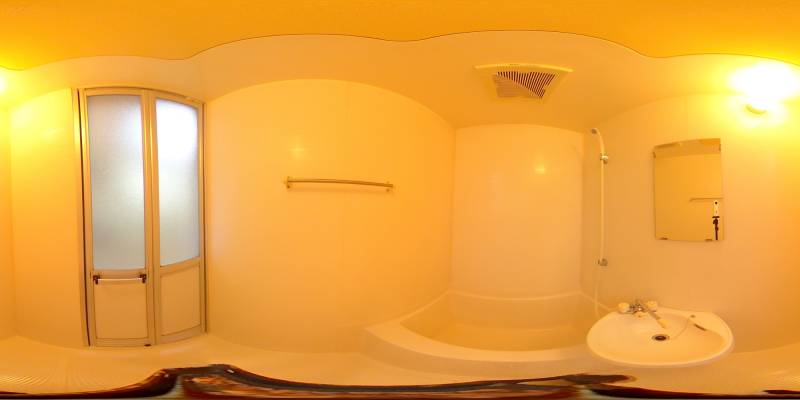 パノラマ画像バスルーム