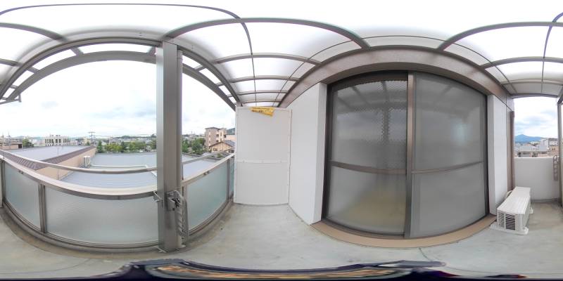 パノラマ画像バルコニー