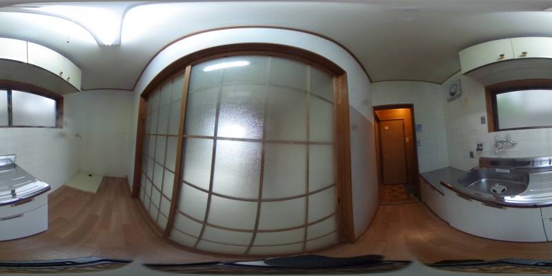 パノラマ画像キッチン