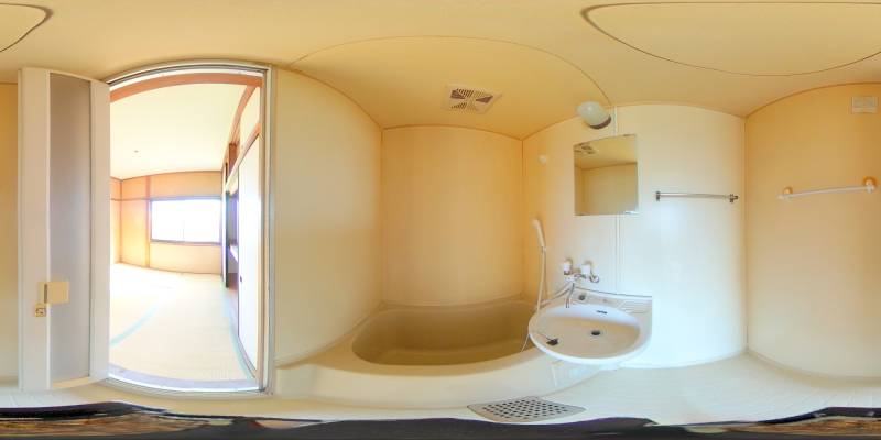 パノラマ画像バスルーム