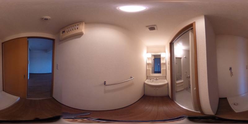 パノラマ画像バスルーム