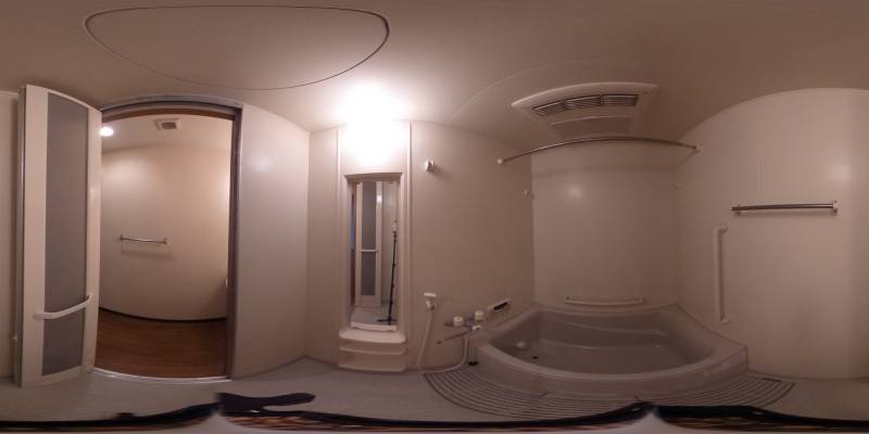 パノラマ画像バスルーム