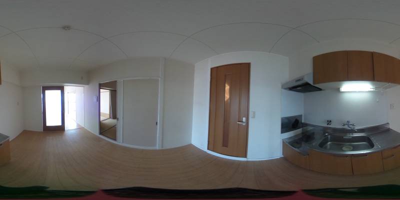 パノラマ画像キッチン