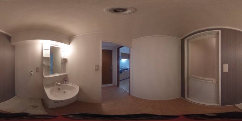 パノラマ画像洗面所