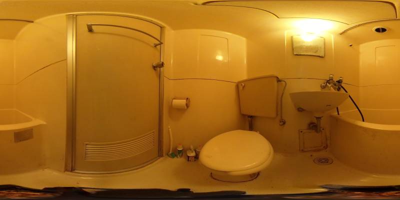 パノラマ画像バスルーム